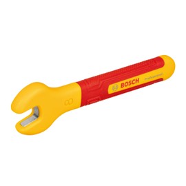 Bosch Professional VDE Spanner - 8 mm (jaw Position of 15°, Certified up to 1,000 V, Insulated with Polypropylene (PP) and Thermoplastic Elastomer (TPE))