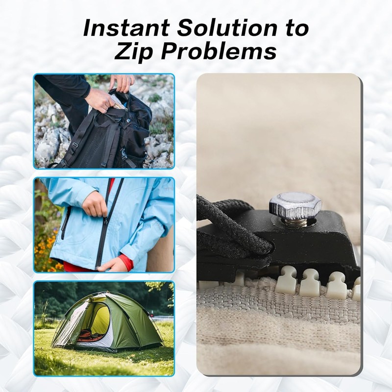 24Pcs Instant Fix Zipper Fix Zip Pullers,Instant Fix Zipper Fix