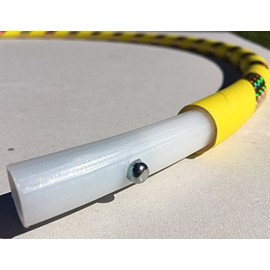 Weighted Hoop for Exercise and Fitness - You Choose Size and Color - Made in USA (Golden, Advanced 36 Inch) (Golden, 36 Inch Advanced)