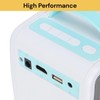 EZONEDEAL Stable Performance Wide Application 1080P HD Mini Video Projector