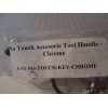 NO TOUCH TOOL DOOR OPENER KEYCHAIN CHROME COLOR