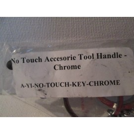 NO TOUCH TOOL DOOR OPENER KEYCHAIN CHROME COLOR
