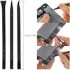 Fongmore 3 Pcs Carbon Fiber Plastic Scraper Spudger Pry Tool