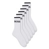 BOSS Men's Socks QS Stripe CC Crew Socks 6 Pairs,
