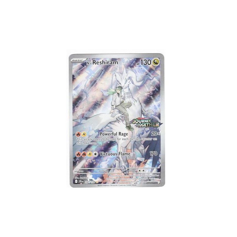 Pokemon - N’s Reshiram 167/159 Stamped Promo - Journey Together