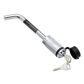 Tow Ready 63254 Fifth Wheel Base Rail Lock (Barrel Style with Bent Pin, 1/2" Diameter) , silver
