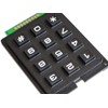 CANADUINO® 3x4 Array Matrix Keypad, Hard Keys, Black