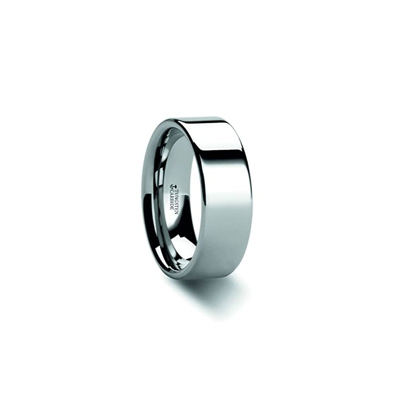 Thorsten SPARTAN | Flat Tungsten Rings for Men | Tungsten