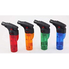 Pack of ONE GStar® TorchZilla Series Windproof Jet Flames Butane Torch Lighter (Random Color, Selling ONE Lighter ONLY)