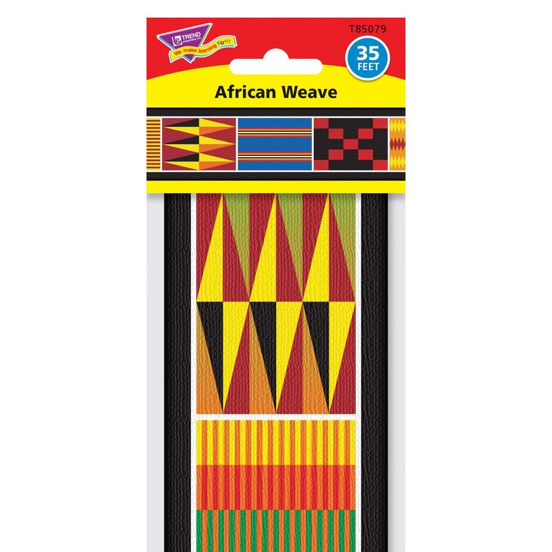 Trend African Weave Bolder Trimmers, Bulletin Board Trimmers, 35.75 Feet