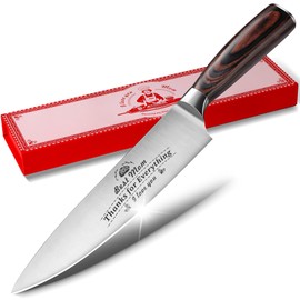 Plys Mothers Day Gifts for Mom: 8 Inch Chef Knife for Kitchen Sharp, Birthday Gifts for Mom, Presents for Valentines and Christmas