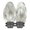 AutoShack Rear Brake Kit Replacement for 2010 VW Golf 2.0L