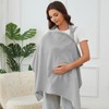 Nursing Cover for Baby Breastfeeding with Rigid Hoop, Breathable Soft