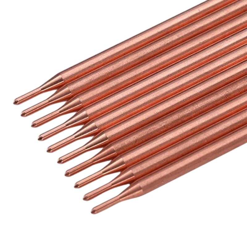 Folpus 10 Pieces Spot Welding Pin Soldering Tips Copper Tool