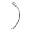 4 Sets PreWired Round LEDs Waterproof Metal 2Color Indicator Common