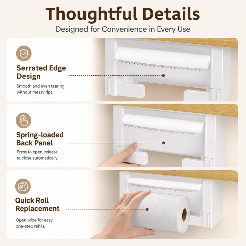 Toilet Safety Rail with Paper Holder & Storage Shelf, Bathroom
