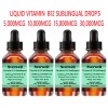 8verwell 2oz Vitamin B12 Liquid Drops Energy Booster Methylcobalami -