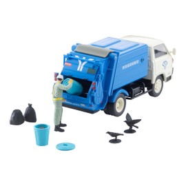 TOMYTEC Tomica Limited Vintage Neo LV-N343a Mitsubishi Fuso Canter Cleaning Vehicle (White/Blue) Finished Product 333746