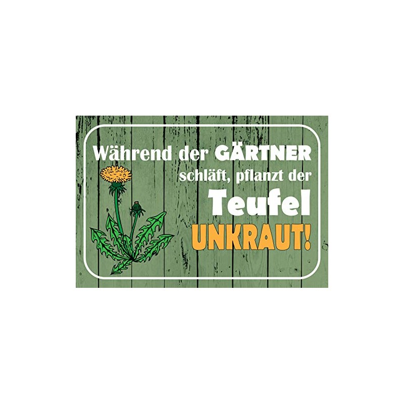 Schatzmix Tin-Plate Sign, Sheet metal, Multicoloured, 20x30 cm