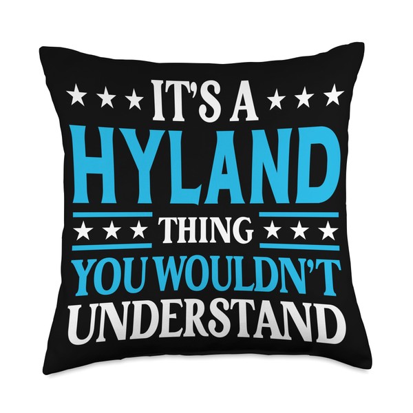 Hyland Gifts Family Tee Last Name Birthday Gifts Thing Surname