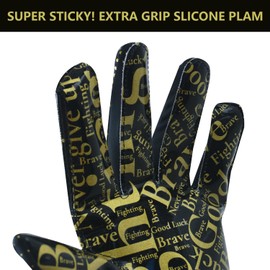 SECHAND Youth Flag Football Gloves - Sticky Receiver Gloves for Kids Boys and Girls (Gold, YL)