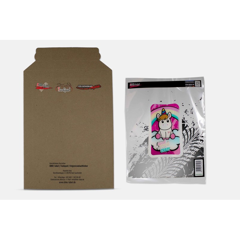 Tankpad Sticker Motorcycle Tank Cute Unicorn Compatible with Aprilia X508954VA