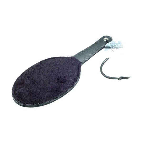Spartacus Premium Bondage 16 inch Ping Pong Paddle with Black Faux Fur