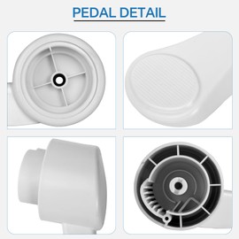 ustintec Upgrade RV Toilet Flush Pedal with Seal Compatible with Dometic 300 310 311 320 321 Replacement RV Flush Toilet Foot Pedal