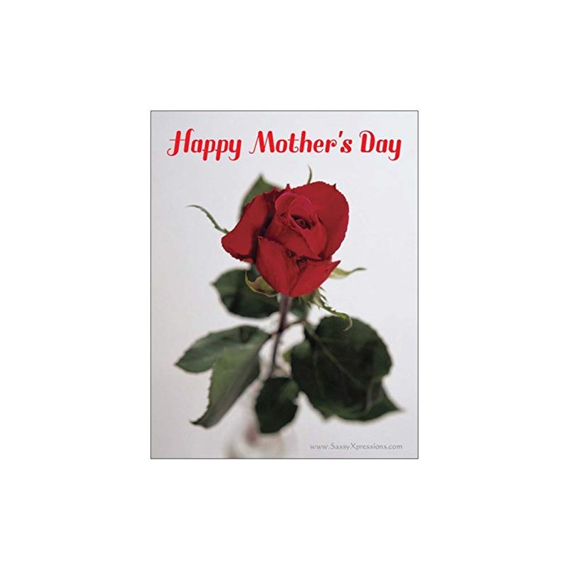 Happy Mothers Day Rose Refrigerator Magnet