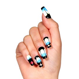 Absolute New York Beautify Press On Nail, Butterfly Beauty at Your Fingertips, 10 (NTBY09)