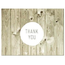 Small World Greetings Farmhouse Thank You Cards 24 Count - Blank Inside With Envelopes - A2 Size (5.5" x 4.25") - Perfect for family, friends, colleagues, and more