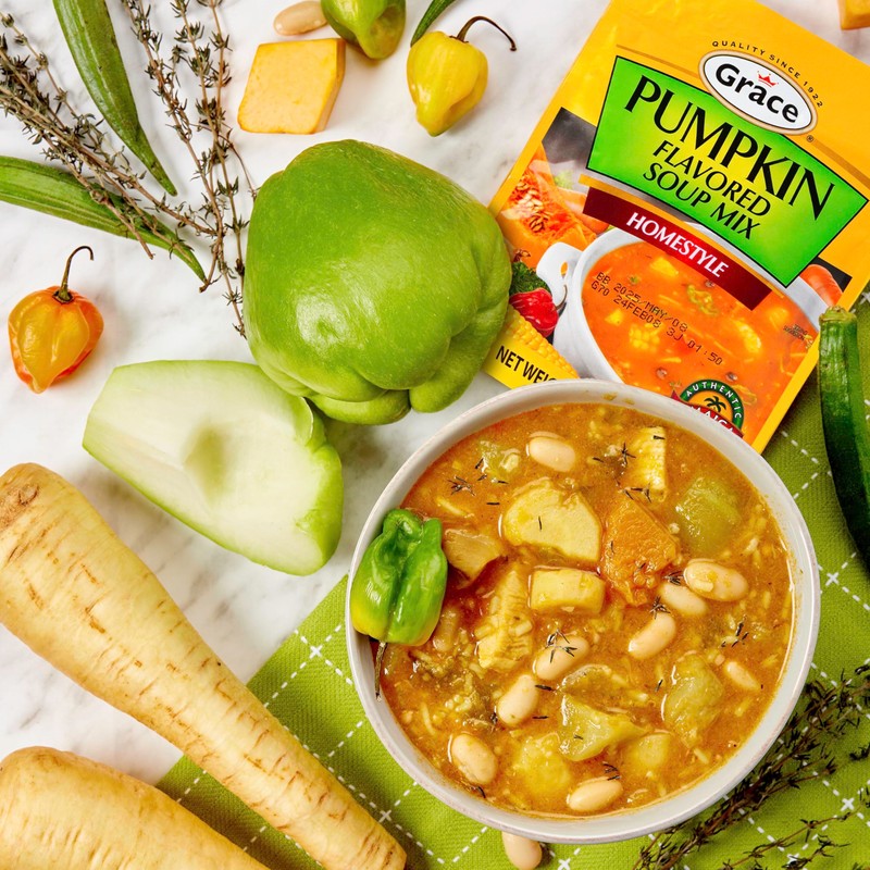 Grace Pumpkin Flavored Soup Mix 1.59oz - 12 Pack Homestyle