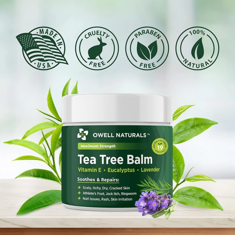Tea Tree OWELL NATURALS Tea Tree Balm Oil with Vitamin