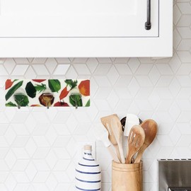 Toyo Case HP-T-03 Harry Petter Triplicate Kitchen Tool Hook, White, 2.8 x 0.9 x 8.3 inches (7 x 2.2 x 21 cm), Vegetable