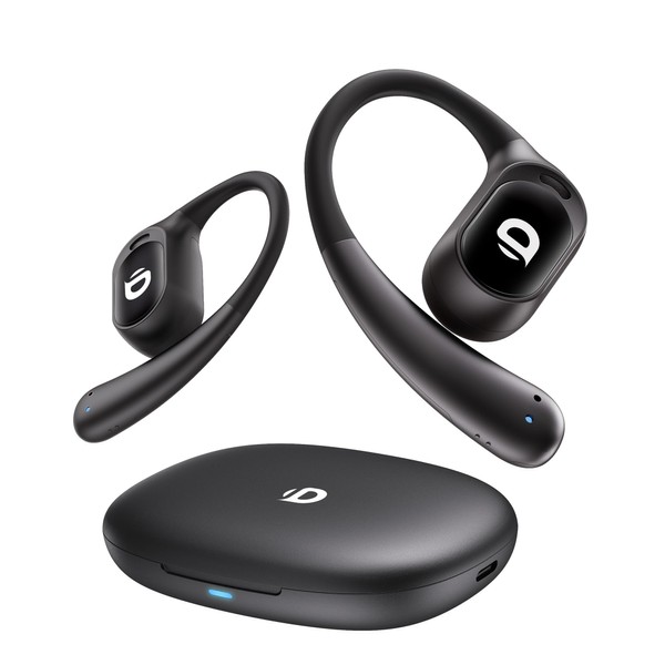 Open Ear Earbuds, True Wireless Open Ear Headphones with Earhooks,