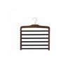 Only Hangers 16" Walnut Wood & Brass Multi Pant Hanger