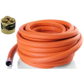Fogg It 1/4 GPM Misting Nozzle with Dramm Orange ColorStorm 50' x 5/8" Garden Hose (Bundle, 2 Items)