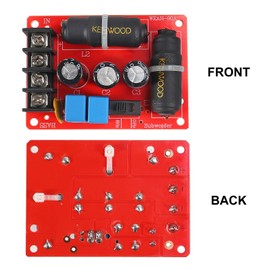 Coliao 2pcs 200W Pure Bass Subwoofer Crossover Second-Order Crossover Frequency Distributor Divider 2 Way Speaker Audio Crossover Filter