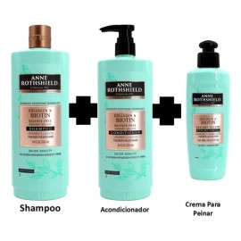 Anne Rothshield Kit Shampoo  Acond  Crema Peinar Colageno                                                                                             