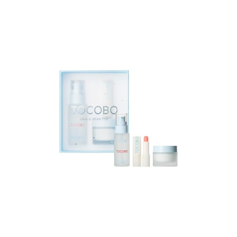 TOCOBO Glow & Moist Trio Set Kit de Cuidado Facial