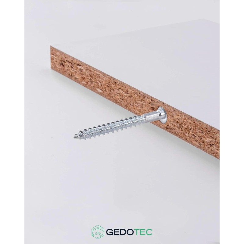 Gedotec Shelf Bracket, Pack of 10, Invisible Shelf Brackets with