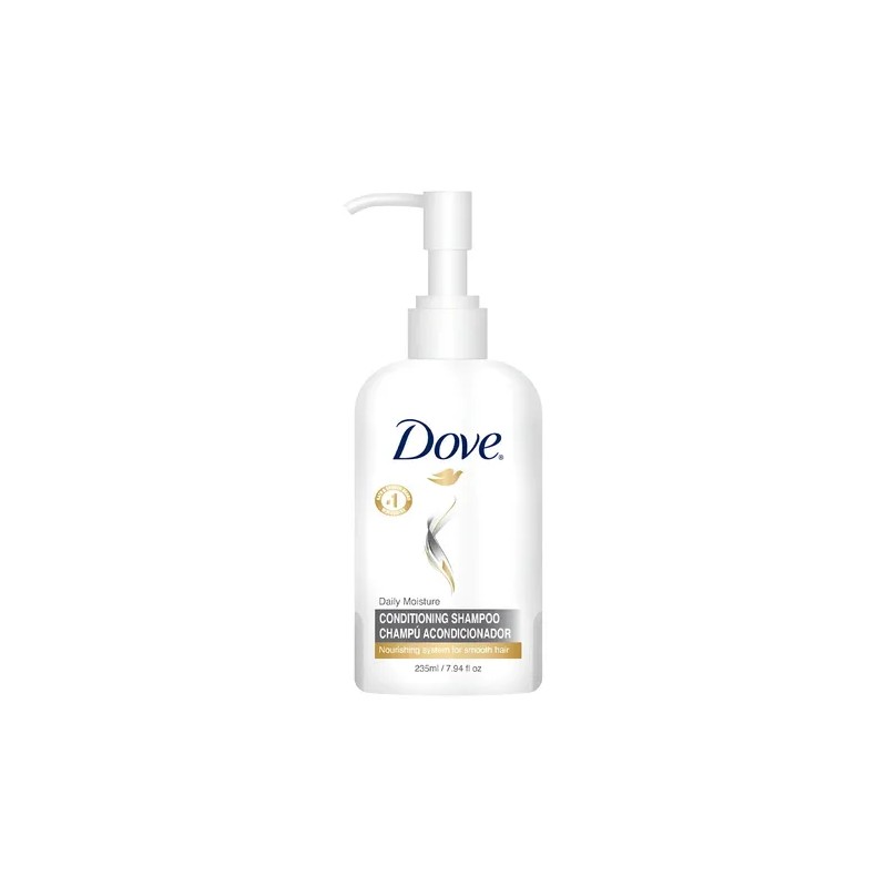 Shampoo Acondicionador Dove Humectación Diaria 4pz 235ml C/u