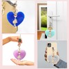 JK Home DIY Photo Locket Heart Keychains With Storage Box,