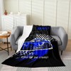 Feelyou Blue Speed Car Fuzzy Blanket Throw 50"x60" New York