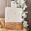 Luxe Designs Marble Charcuterie Board with Handle