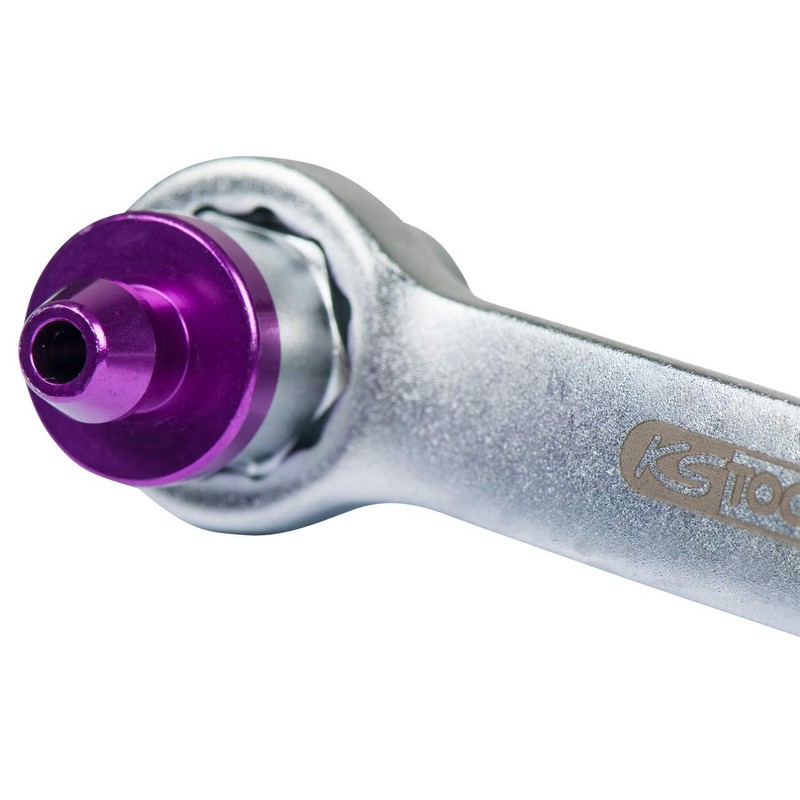 KS Tools 160.0728 Brake Bleed Wrench Extra Short 9 mm