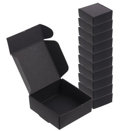 Homoyoyo 25-Piece Paper Box, Foldable, 3.9 x 2.8 x 1.2 inches (7.50 x 7.00 x 3.00 cm), Lightweight, Pressure-Resistant Design, For Storage of Small Items, Paper Packing Box