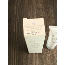 Mary Kay Medium Coverage Foundation Ivory 104 Wide Gray Lid #041996