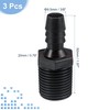 sourcing map Plastic Pipe Fitting 3/8 Inch Barb External Diameter