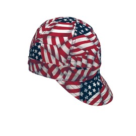 Mutual Industries Kromer USA Flag Style Welder Cap, Size 7 5/8, (3-Pack)